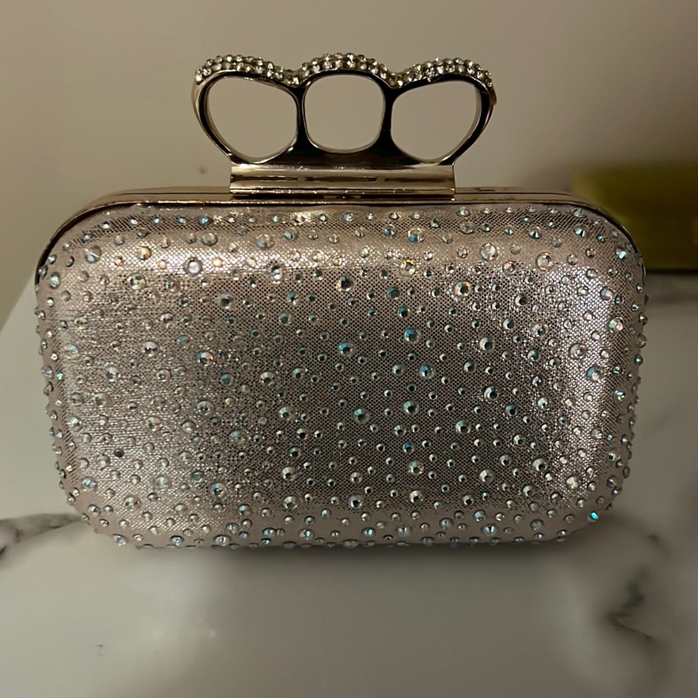 Gold elegant clutch